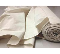 Fyvie Star Crafts Ltd. Calico Fabric/Textile Unbleached - Crafting Fabric - Natural Sold by Meter Medium Weight - 100% Cotton (63in. Wide) (Natural) (5 metre)