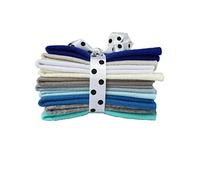 FYVIE STAR FABRICS Mixed Felt * Coloured Themes (10 Sheets Per Pack) Sheet Size 11cm x 22 cm (Frosty Christmas) Art Craft Kit