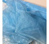 FYVIE STAR FABRICS Sheer Organza Voile Fabric Sold Per METRE Curtain Wedding Material 150cm Wide Sky Blue