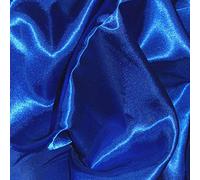 FYVIE STAR FABRICS Silky Satin Dress Craft Fabric Plain Luxury Wedding Material 150cm Wide. Royal Blue. When Selecting 3 or More Metres. (1m)