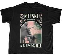 FYVOKTP Rare Mitski A Burning Hill Collection Singer Unisex BlackOne Size