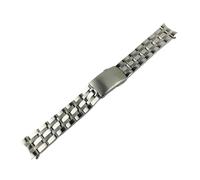 FYXT 19mm 20mm Stainless Steel Watch Band Compatible With Tissot T17/T014/T41/T461/PRC200/T055/T067 Watch Strap Bracelet Men Watchband Curved End(Silver,19mm)