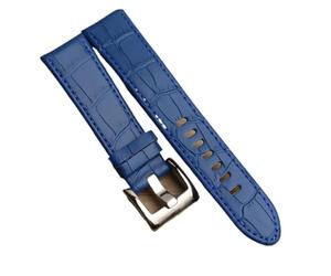 FYXT 22 Mm Genuine Leather Watchband Men's Watch Strap Compatible With Montblanc Star Wtach Band Belt Bracelet Brown Black Blue