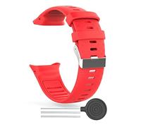 FYXT Safe Silicone Watch Band Sturdy Buckle Wrist Strap Compatible With POLAR Vantage V Watch Kit(Red)