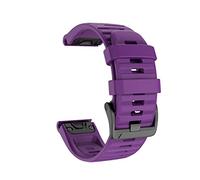 FYXT Watch Strap 22mm 26mm Watch Strap Quick Release Silicone Wrist Strap(Purple,22mm for Fenix6 5)