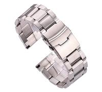 FYXT Women Men 18 20mm 22mm 24mm Solid Stainless Steel Watchband Silver Black Rose Gold Brushed Strap Accessories