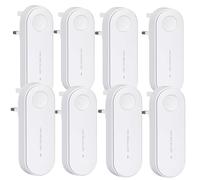 FYY Air Purifier for Bedroom -8 PCS Mini Plug In Negative Ion Air Purifier, Portable Quiet Ioniser for Smokers, Suitable for Bedrooms, Toilets, Living Room,Athrooms,Pet Room White
