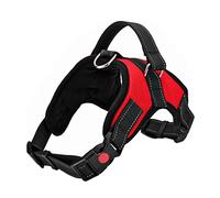 FYY Dog Harness No Pull, Breathable Adjustable Pet Vest, Reflective Oxford Easy Control Dog Harness with Sturdy Handle for Small Medium Large Dogs S-Red