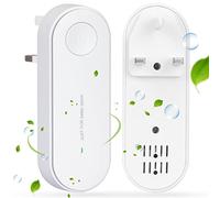 FYY Upgraded Air Purifier for Bedroom - 2 PCS Mini Plug In Negative Ion Air Purifier, Portable Quiet Ioniser for Smokers, Suitable for Bedrooms, Toilets, Living Room,Athrooms,Pet Room White