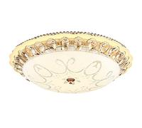 FYZDLAOR Zinc Alloy+glass+crystal Ceiling Lights Luxury Ceiling Lamp LED Flush Mount Ceiling Light,Stepless Dimming Color Temperature & Brightness With Remote Control