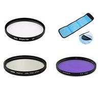 FZ10 67mm 3 In 1 Camera Bundle UV Filter CPL Filter FLD Filter Filter Pouch For Leica SL Leica SL2 With Panasonic LUMIX S 50mm f/1.8 L Mount Lens