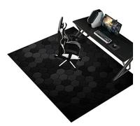 Fzamudng Computer Gaming Chair Mat, Non-slip Carpet Protector Chair Mat for Home and Office, Office Chair Mat for Carpet Floor, heavy duty Desk Chair Mat, Floor Protectors for Chairs 120 x 140 cm