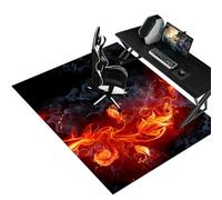 Fzamudng Office Chair Mat for Carpet Floor, Non-slip Carpet Chair Mats, Floor Protector for Rolling Chair, Heavy Duty Computer Chair Mat, Desk Chair Mat for Hardwood Floors Tile Laminat 120 x 150 cm