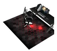 Fzamudng Office Chair Mat for Carpet Floor, Non-slip Carpet Chair Mats, Floor Protector for Rolling Chair, Heavy Duty Computer Chair Mat, Desk Chair Mat for Hardwood Floors Tile Laminat 120 x 150 cm