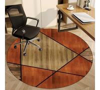 Fzamudng Office Chair Mat for Carpet Floor | Round Gaming Chair Mat for Desks | Non-slip Carpet Protector Chair Mat | 70 cm Protects Floors for Low and No Pile Carpeted Floors