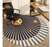 Fzamudng Office Chair Mat for Carpet Floor | Round Gaming Chair Mat for Desks | Non-slip Carpet Protector Chair Mat | 120 cm Protects Floors for Low and No Pile Carpeted Floors