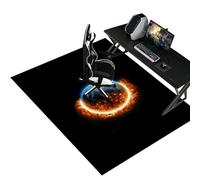 Fzamudng Office Chair Mat for Carpeted Floor, Heavy Duty Computer Gaming Chair Mat, 70 x 90 cm Low/No Pile Carpet Protector Chair Mat for Easy Glide, Hardwood Floor Protector Mat for Home and Office