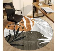 Fzamudng Office Chair Mat for Hard Floors - Round Computer Desk Gaming Chair Mat - Non-Slip Floor Protector for Rolling Chair - Carpet Protector Floor Mat for Laminate, Parquet 70 cm