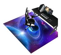 Fzamudng Office Chair Mat for Hardwood Floor, Gaming Chair Mat, Desk Hard Floor Chair Mat Protector 70 x 100 cm, Computer Desk Mats for Office Home, Easy Glide Floor Protector for Rolling Chair