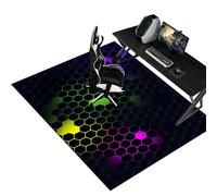 Fzamudng Office Chair Mat, Non-slip Carpet Protector Chair Mat, Gaming Chair Mat for Desks, Office and Home, Carpet Chair Mats, Protects Floors for Low and No Pile Carpeted Floors 120 x 160 cm