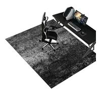 Fzamudng Office Chair Mat, Non-slip Carpet Protector Chair Mat, Gaming Chair Mat for Desks, Office and Home, Carpet Chair Mats, Protects Floors for Low and No Pile Carpeted Floors 80 x 120 cm