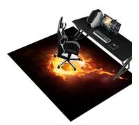 Fzamudng Office Chair Mat - Non-slip Carpet Protector for Desks, Gaming, Home - Protects Low and No Pile Carpeted Floors 70 x 100 cm