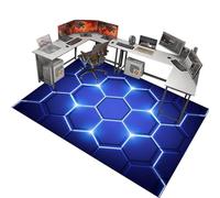 Fzamudng Office Chair Mats for Carpeted Floor, Carpet Protector Chair Mat, Gaming Chair Mat for Hardwood Floors Carpet Wooden Floors Non-slip Floor Protector, Desk Chair Mat for Carpet 70 x 100 cm