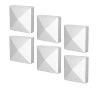 Fzaqwen 6Pcs Fence Pyramid Column Covers for Outdoor Mailbox Lamp Post Decking