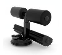 Fzaqwen Abdominal Exercise Bar Sit Up Assistant Core Workout Suction Cup Machine Foam Padded Holder Secure suitable for home exercise living bedroom core training, Array, Black