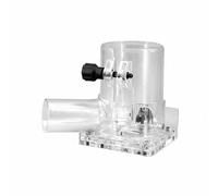 Fzaqwen Aluminum Router Cover Universal Router Base Dust Suction Port Precision Adjustment Screw Clear PC Construction Suitable for Intricate Trimming Home Woodwork, Dongcheng with Guide