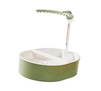 Fzaqwen Automatic Bathtub for Parrots, Parakeets, Finches And Macaws: Practical, Professional And with Adjustable, Style A Green Shower