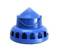 Fzaqwen Automatic Bird Feeder Bowl Container for Chickens And Quail with Removable Lid, Easy Installation, Made of PP, Suitable for, 17 hole