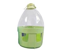 Fzaqwen Automatic Pigeon Waterer, Bird Water Dispenser with Detachable Handle, Made of PP, Suitable for Raising Parakeets And Quails, 6L
