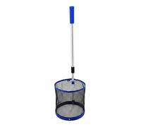 Fzaqwen Ball Collection Device Table Tennis Picker Basket Collector With Telescopic Handle Portable Lightweight Frame For Coaches And Athletes Suitable for, Blue L3 Nylon
