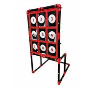 Fzaqwen Baseball Training Frame Pitching Net Target Practice Gear Accuracy Numbered Sturdy 32mm Frame PVC Construction Portable Setup suitable for player improvement school practice