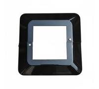 Fzaqwen Basketball Hoop Cover Square Pole Pad Base Cover Post Protector Outdoor Sleeve Construction Tool Install suitable for driveway courts backyard play school practice community parks, Black