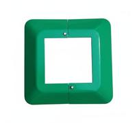 Fzaqwen Basketball Hoop Cover Square Pole Pad Base Cover Post Protector Outdoor Sleeve Construction Tool Install suitable for driveway courts backyard play school practice community parks, Green