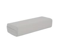 Fzaqwen Bolster Pillow,Rectangular Removable Washable Cover Meditation Cushion with Carry Handle for Relaxation Restorative, Light Gray