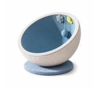 Fzaqwen Cat Scratching Pad Cat Scratch Bed Cat Scratcher Bowl Cat Nest With Hanging Toy Ball Paper Rope Craft MDF Base Semi Circular Hideaway Suitable for cat families pet cafés shelters