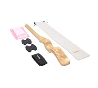 Fzaqwen Children Ballet Foot Stretcher Ballet Arch Instep Extender With Curved Wooden Frame And Suitable for ballet rehearsal, Log Color, Upgraded Export Quality