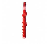 Fzaqwen Children Golf Handle Practice Grip Rubber Core Textured Consistency Right Hand Opening11.43mm Suitable for junior swing control work coaching , Red
