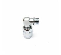 Fzaqwen Diving Regulator Adapter Scuba Second Stage Connector Hose Swivel Joint Chrome Brass Structure 360 Degree Rotation Universal 9/16-18 UNF-2A Thread Suitable for Training Pool Practice, Sa-11