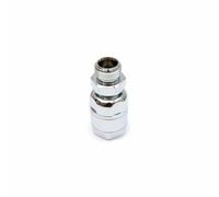Fzaqwen Diving Regulator Adapter Scuba Second Stage Connector Hose Swivel Joint Chrome Brass Structure 360 Degree Rotation Universal 9/16-18 UNF-2A Thread Suitable for Training Pool Practice, Sa-12