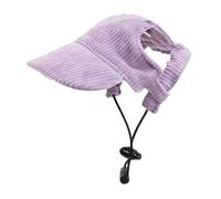 Fzaqwen Dog Baseball Cap, Adjustable Hat, Comfortable And Breathable, Trendy Accessory for Sports, Parties And The Beach, Purple, M