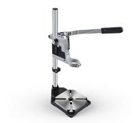Fzaqwen Drill Stand Drill Press Stand Holder Clamp Mount With Side Lever And Triangular Plate Aluminum Alloy Construction Suitable for Workbench Metalworking , 802B Cast Iron Base Electric Drill Stand