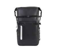 Fzaqwen Dry Bag Waterproof Backpack PVC Floating Sack With Viewing Window Panel And Adjustable Straps suitable for rafting paddle boarding canoeing fishing boating, Array, Black, 30L