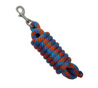 Fzaqwen Equestrian Rope Horse Train Tether Halter With Swivel Clip Braided Polypropylene Weave Suitable for stable tasks groom turnout train pasture , Blue Orange