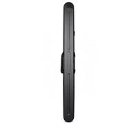 Fzaqwen Fishing Rod Case Hard Shell Waterproof ABS Construction Double Zipper Storage Easy Carrying Organizer Suitable for Outdoor Fishing Travel Angling, Black, Black, 135 * 9 * 9
