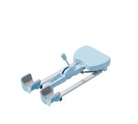 Fzaqwen Flexibility Split Stretch Machine Leg Stretcher Hip With Padded Seat Base And Two Front Foot Supports Suitable for Home Exercise Flexibility Work Split Training , Sky Blue