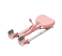 Fzaqwen Flexibility Split Stretch Machine Leg Stretcher Hip With Padded Seat Base And Two Front Foot Supports Suitable for Home Exercise Flexibility Work Split Training , Pink